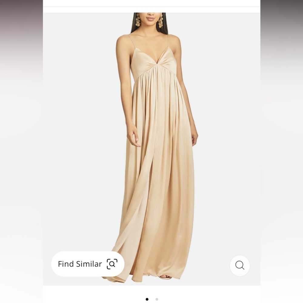 COPY - SACHIN & BABI Jessica Gown in nude. Size 0! Worn only once!